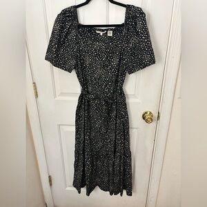 Levi's Black and White Midi Dress